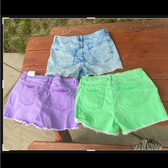 YMI shorts are $8 each or $12 for both. The tye dye is $6. $17 for all 3. - Picture 2 of 14